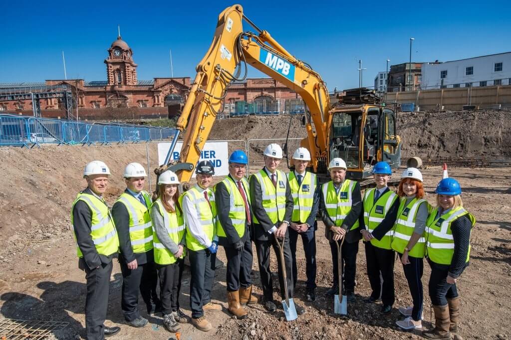 Ground breaking at Unity Square, Nottingham