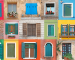 Housing Figures Paint Mixed Picture For Construction Industry