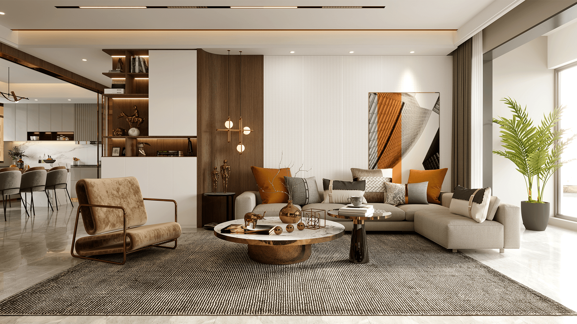 luxury home interior, living room
