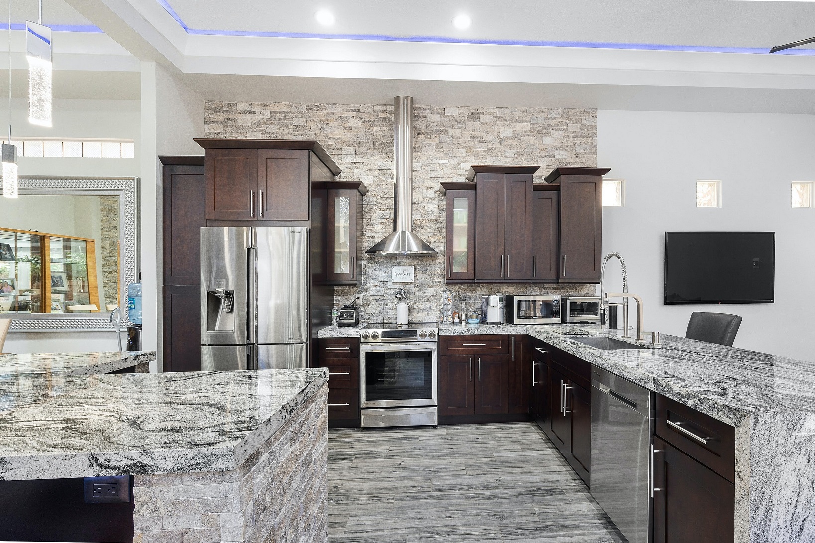 tile marble types of kitchen countertops